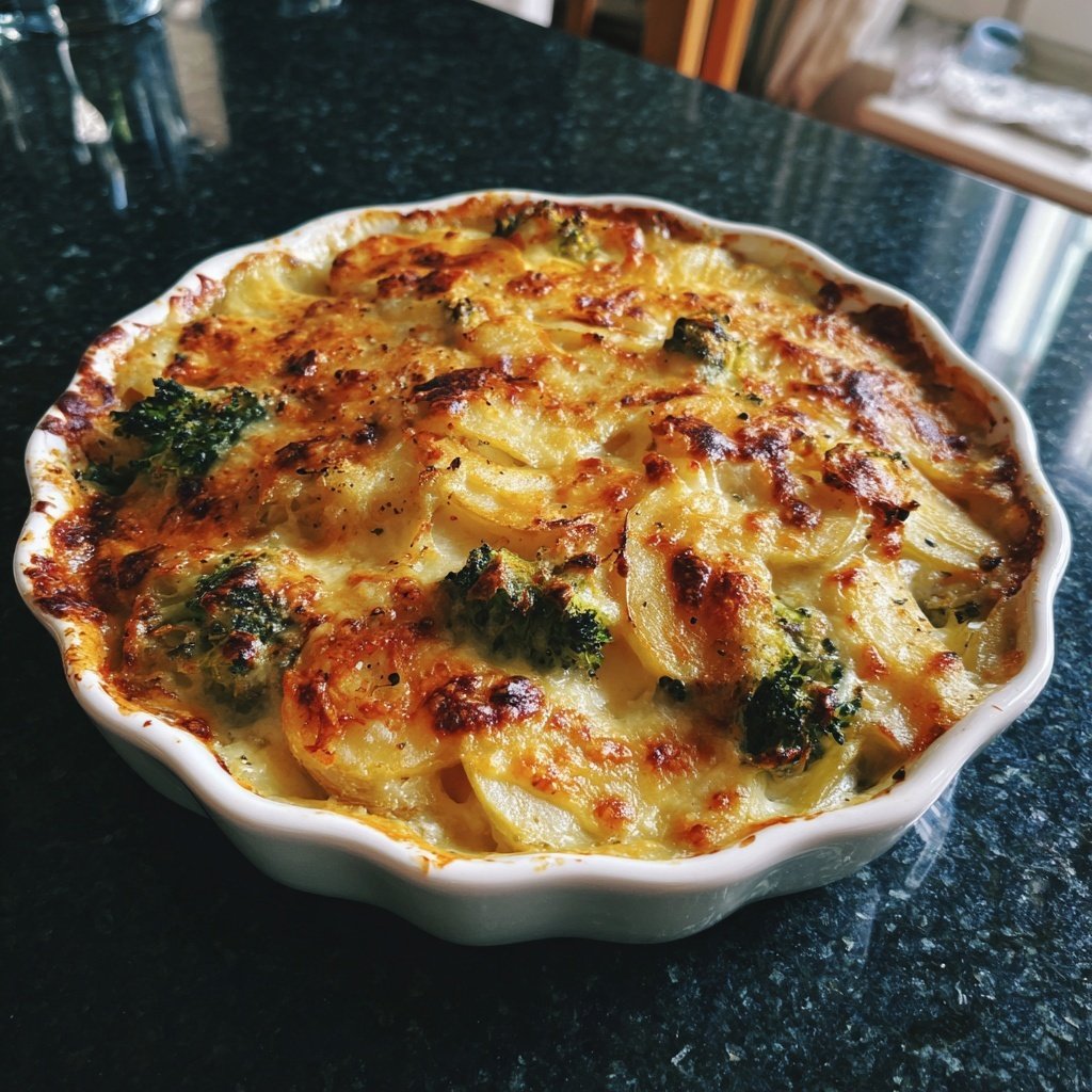 Brokkoli Kartoffel Gratin Leicht