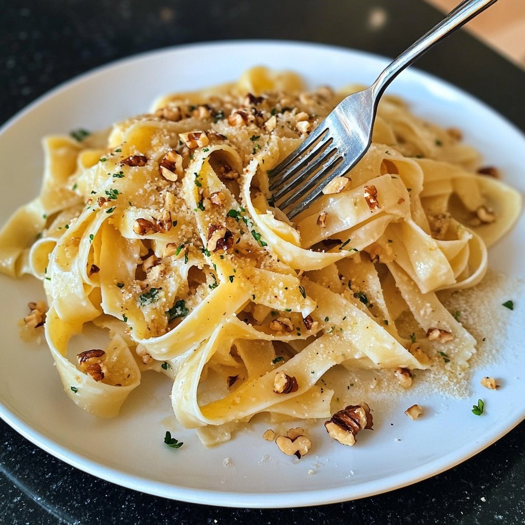 Tagliatelle mit Walnüssen