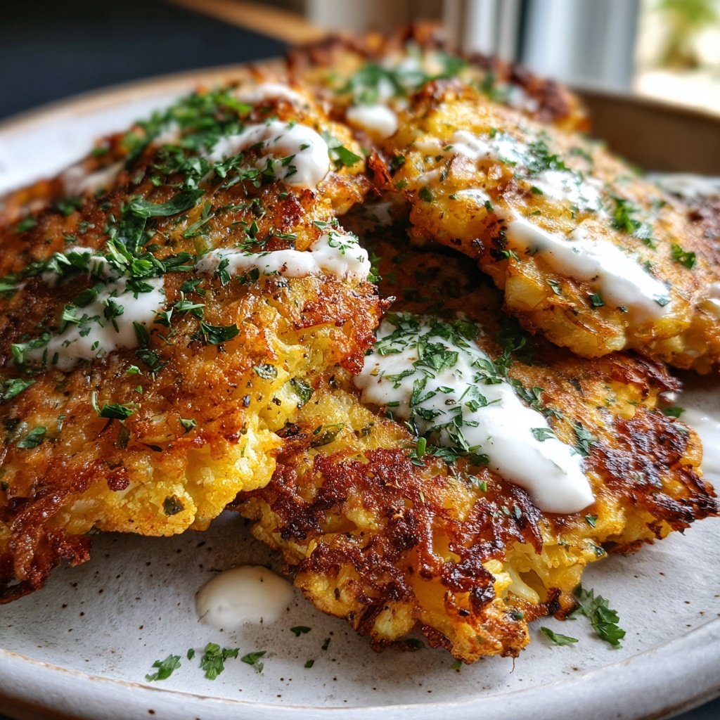 Blumenkohl Bratlinge