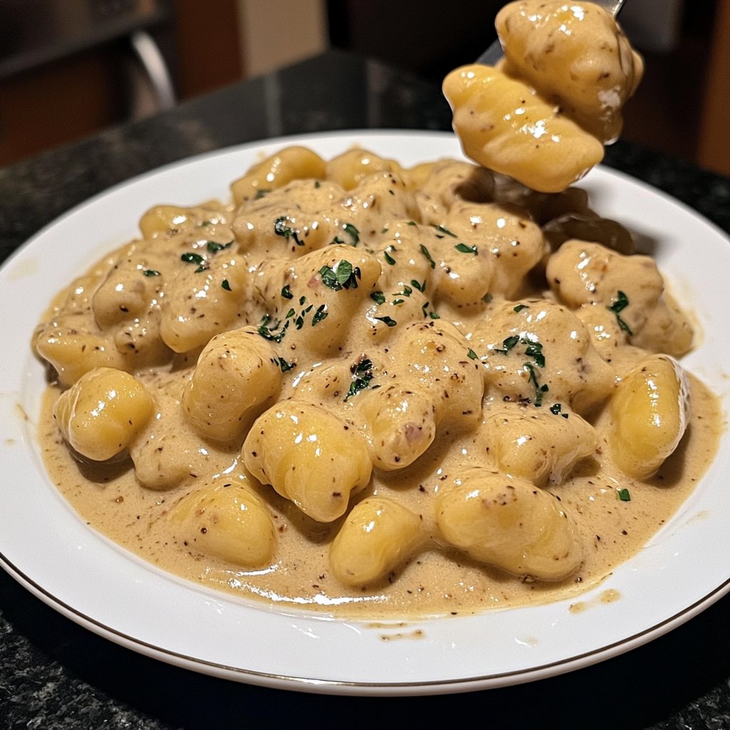 Gnocchi mit Pilzrahm