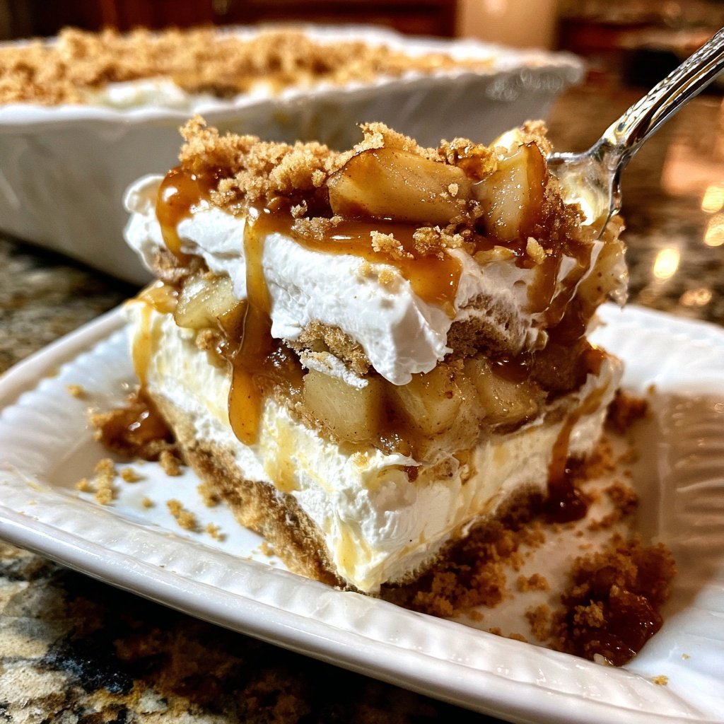 Bratapfel Karamell Trifle