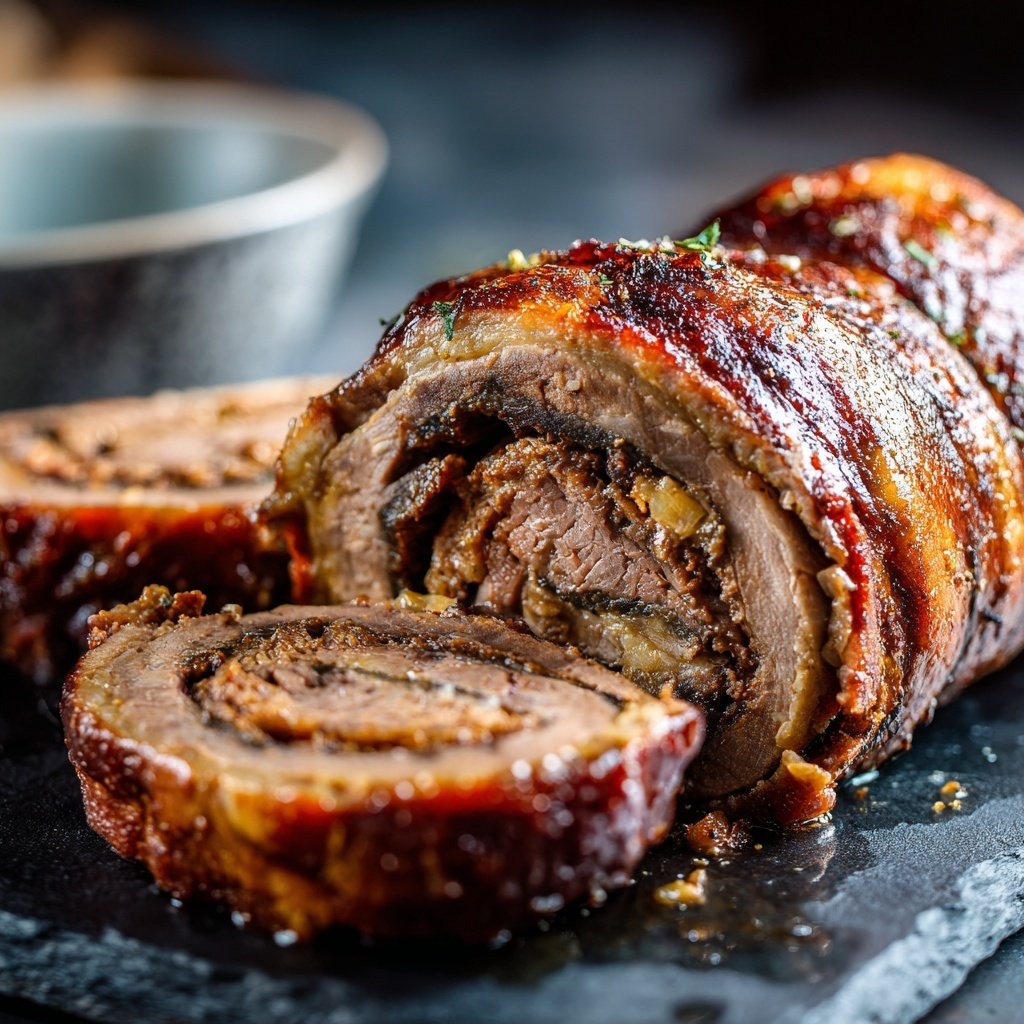 Hausmannskost Rinderrouladen mit Rahmsoße