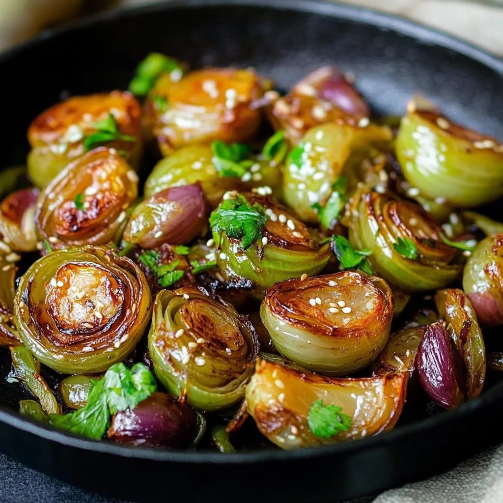 Asiatischer Rosenkohl aus dem Ofen