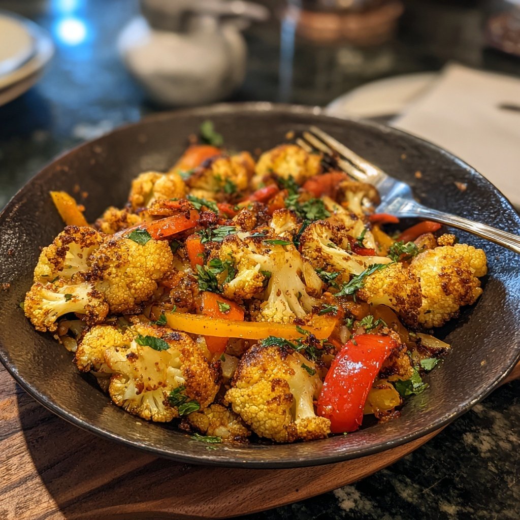 Blumenkohl Pfanne Mediterran