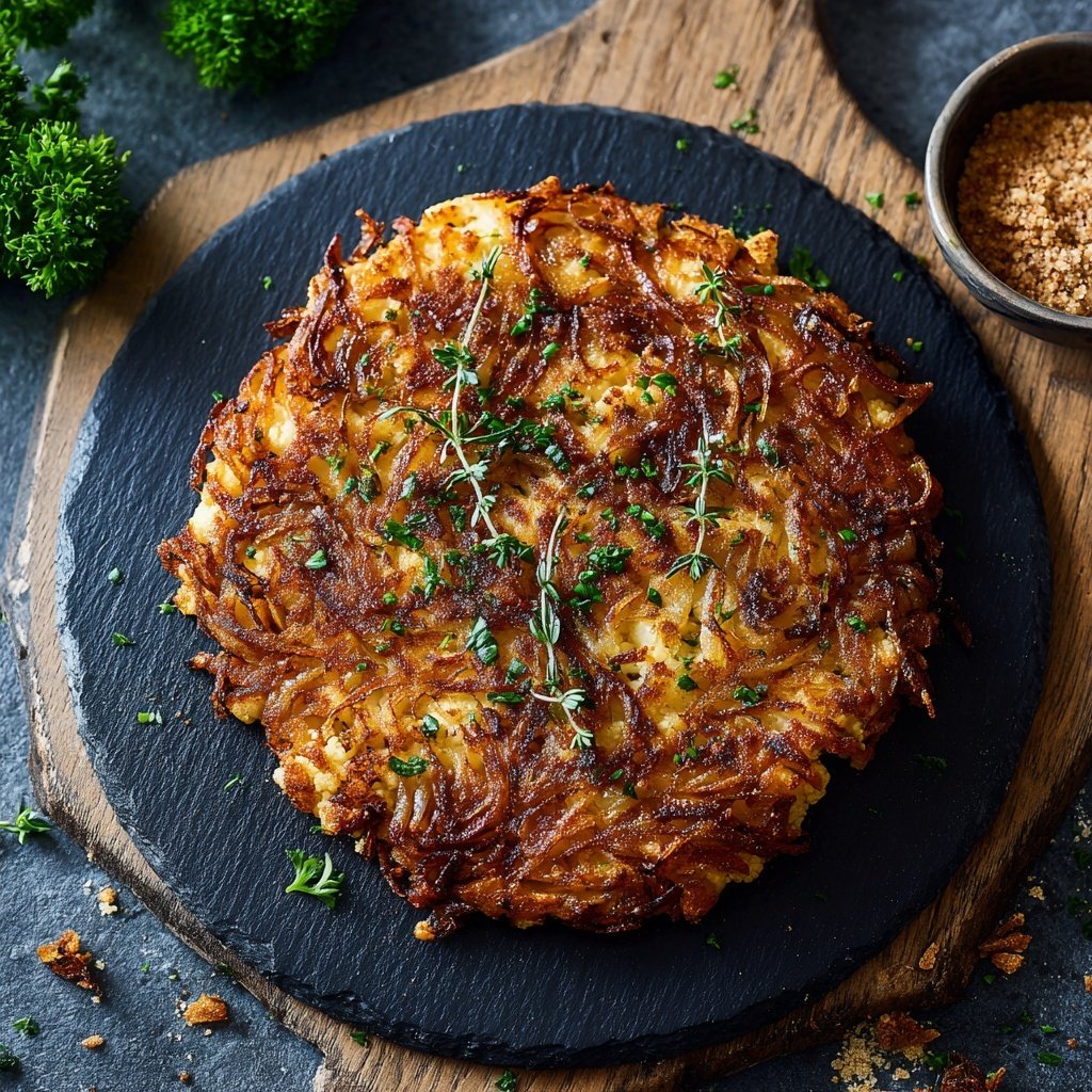 Blumenkohl Rösti Im Ofen