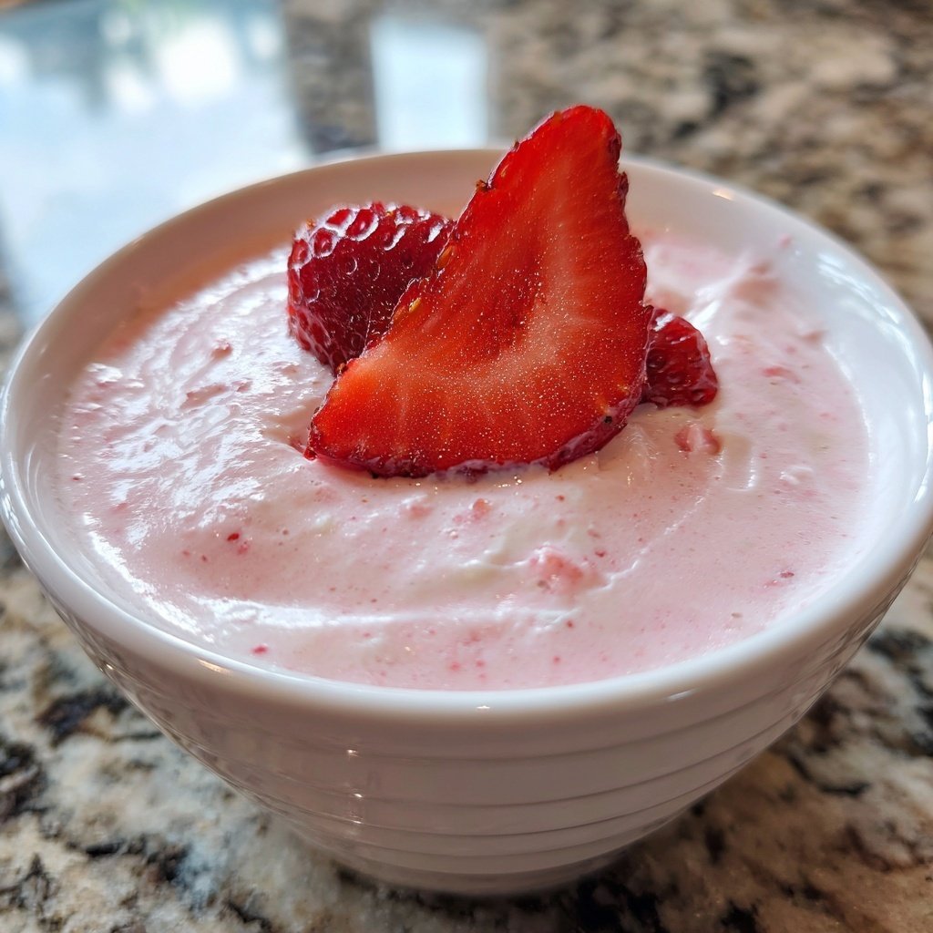 Erdbeer Quark Creme Mit Vanille