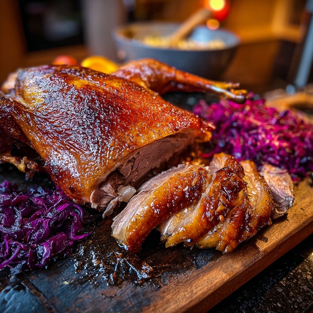 Saisonal & Festlich Weihnachtsgans mit Rotkohl