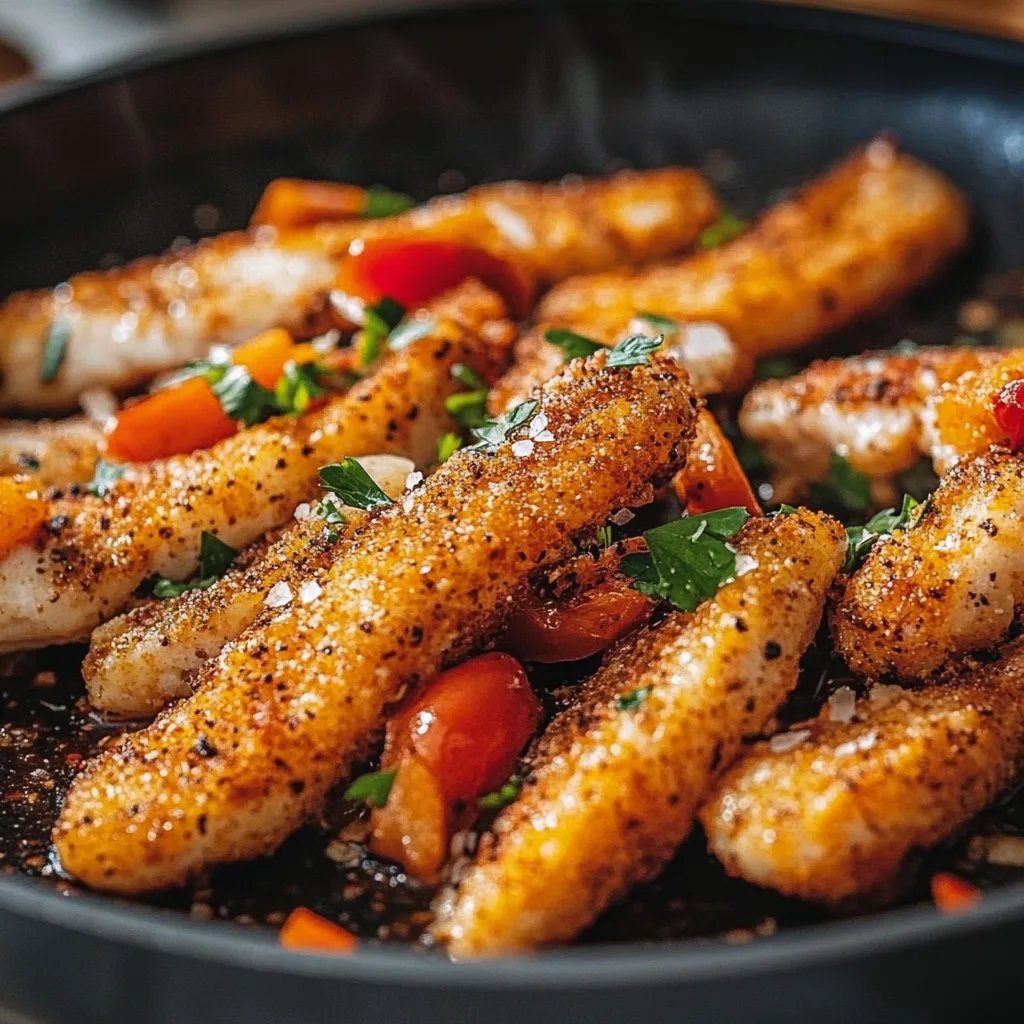 Hähnchenstreifen einfach zubereiten!