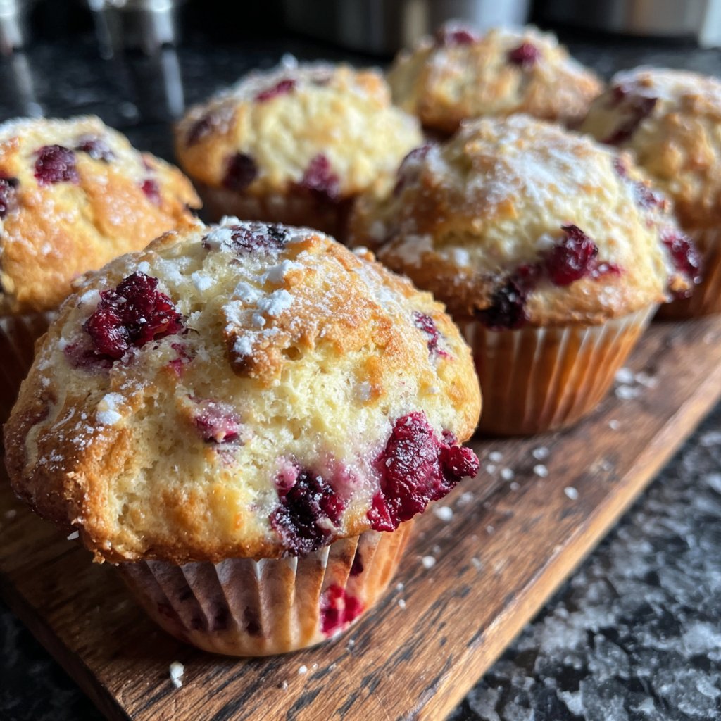 Muffins mit Beeren und Joghurt