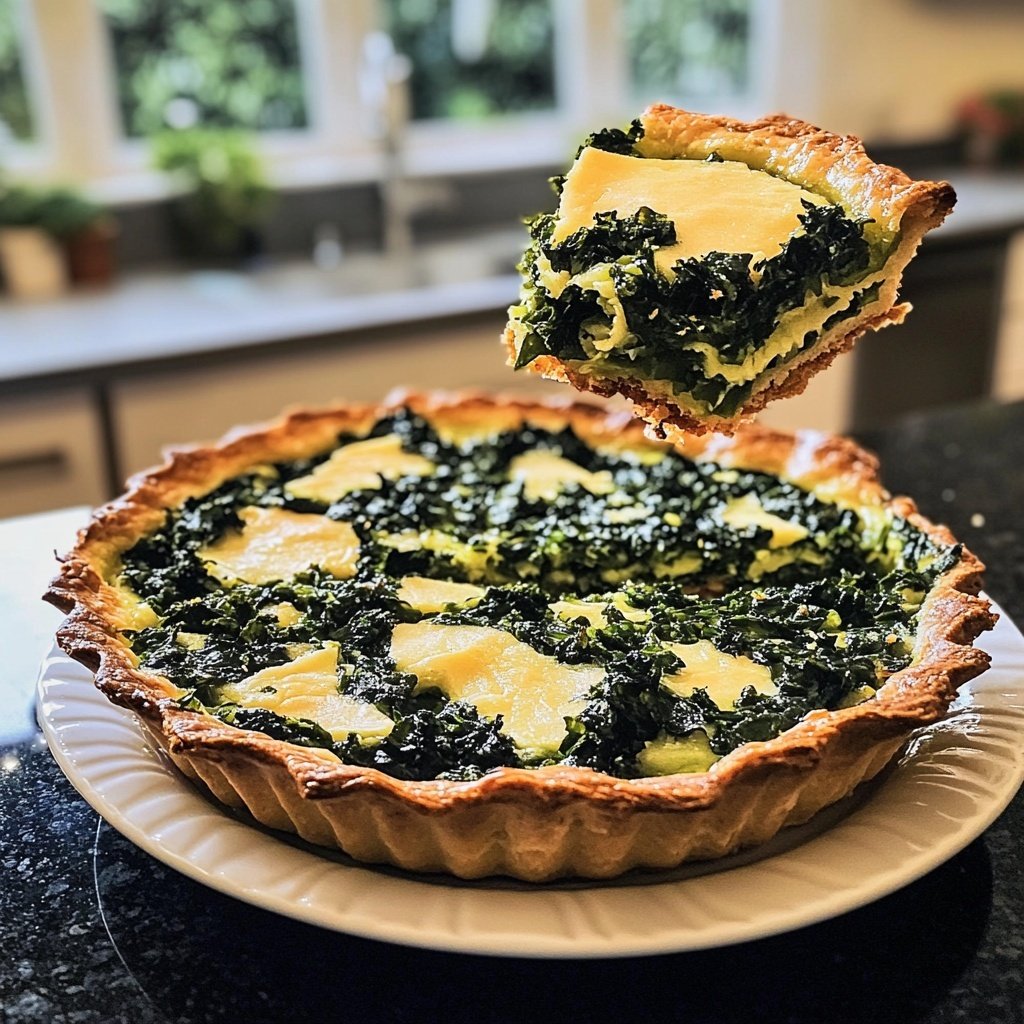 Schwarzkohl-Zitronen-Quiche – einfaches Rezept